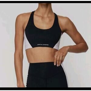 Spiritual Gangster Colorblock Women's Sports Bra Size: XS